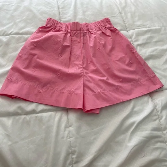 Maje EMBROIDERED POPLIN SHORTS - Picture 6 of 9